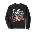 Roller Skater 70S 80S 90S Roller Sweatshirt - Custom Art Print Unisex - T-Shirt, Sweatshirt, Hoodie