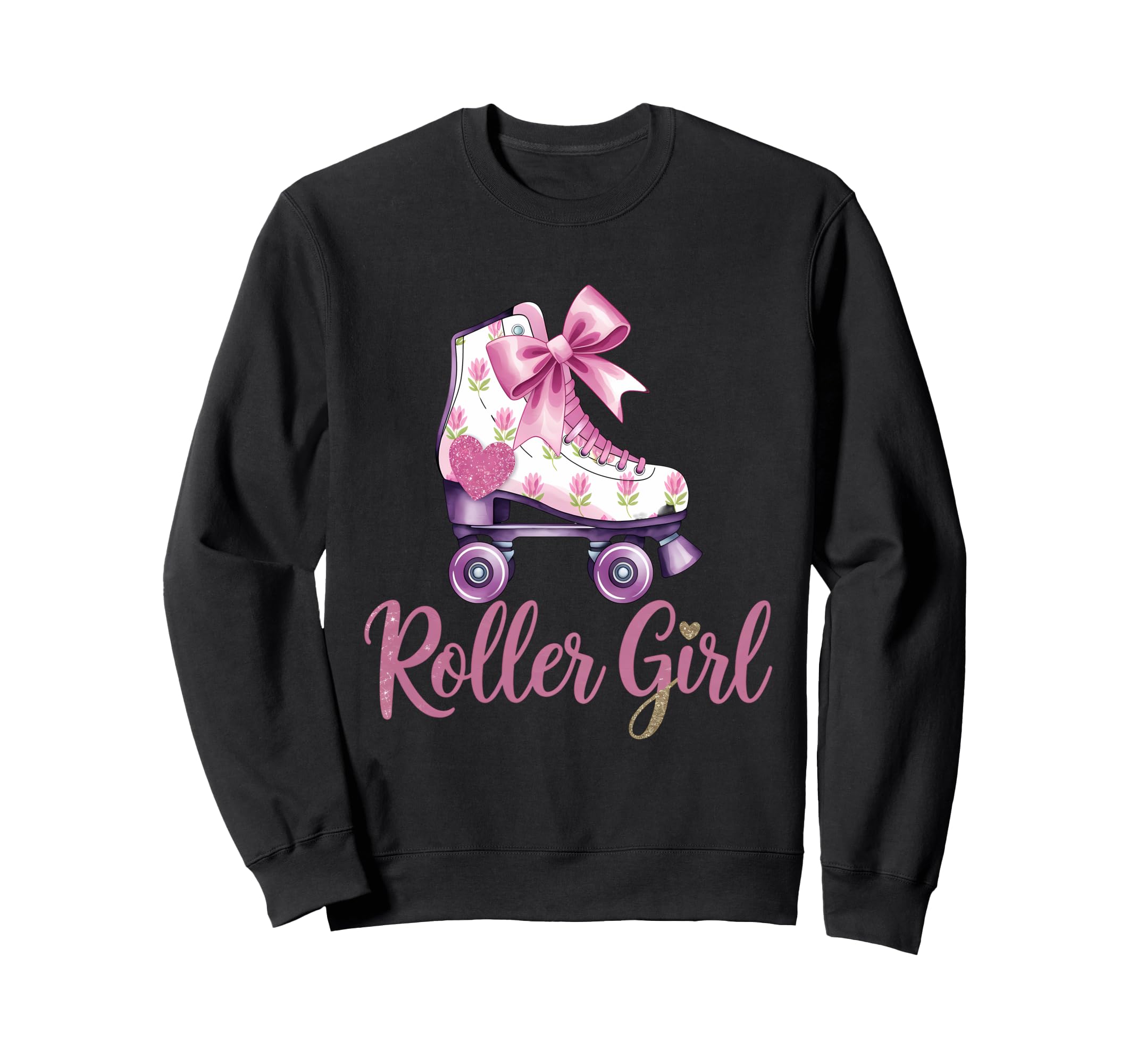 Roller Skater 80S Roller Skates Sweatshirt - Custom Art Print for Adults - T-Shirt, Sweatshirt, Hoodie