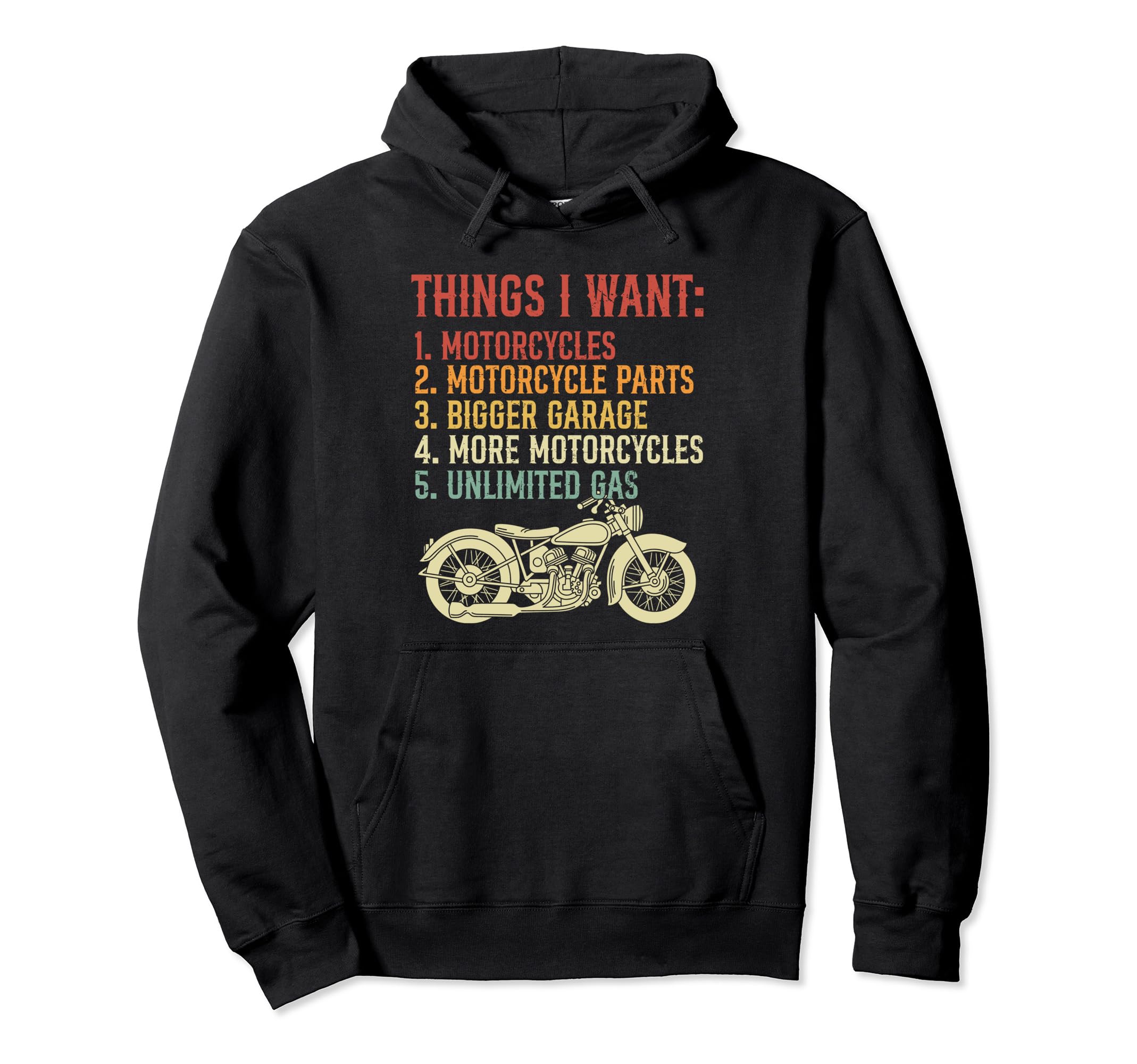 Funny Things I Want Is More Hoodie - Minimalist Print for Adults - T-Shirt, Sweatshirt, Hoodie