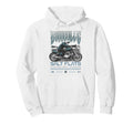 Bonneville Salt Flats Motorcycle Hoodie - Minimalist Print for Adults - T-Shirt, Sweatshirt, Hoodie
