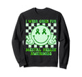 I Wear Green Mental Health Sweatshirt - Casual Everyday Wear Men Women - T-Shirt, Sweatshirt, Hoodie