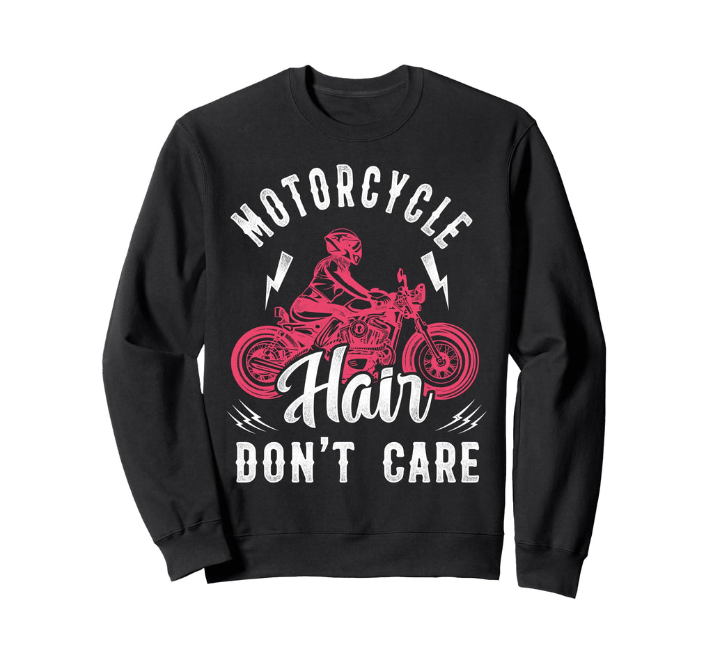 Motorcycle Biker Female Motorcycle Sweatshirt - Custom Art Print Unisex - T-Shirt, Sweatshirt, Hoodie