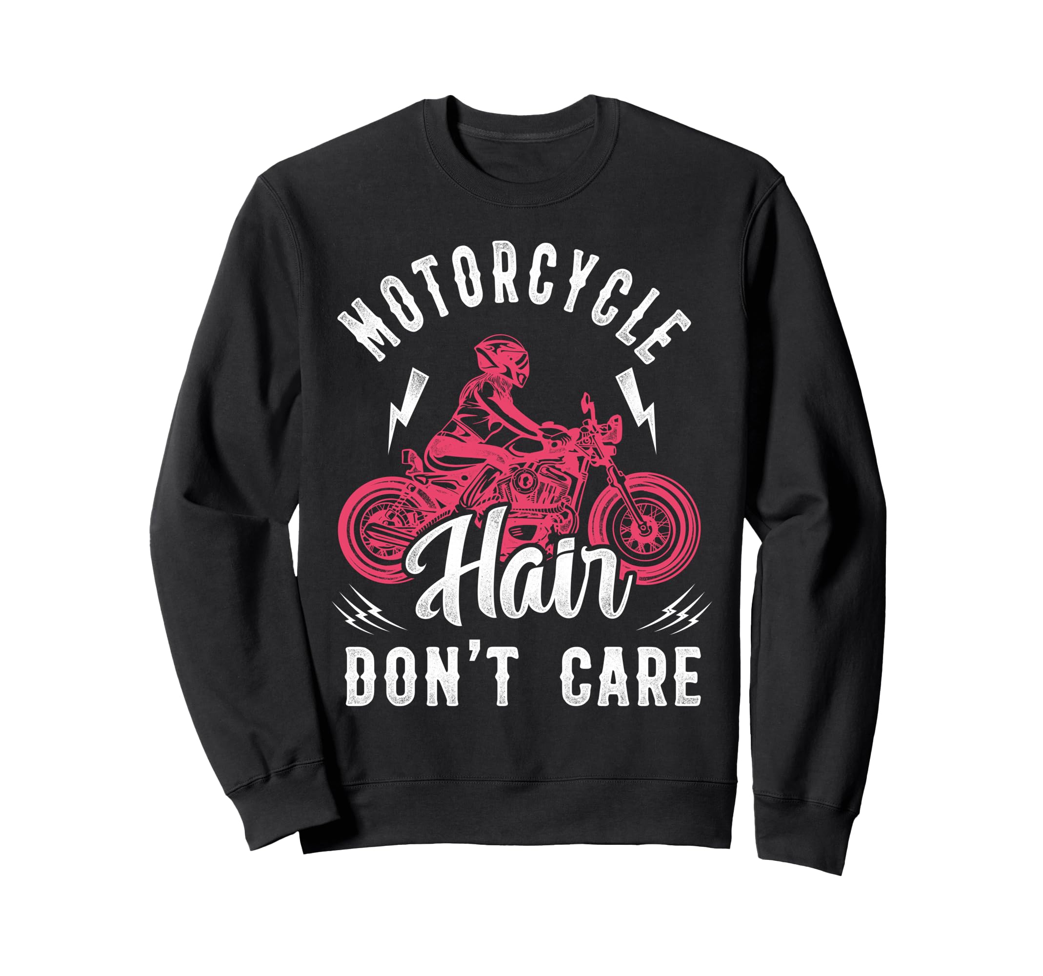 Motorcycle Biker Female Motorcycle Sweatshirt - Custom Art Print Unisex - T-Shirt, Sweatshirt, Hoodie