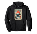 Mount Fuji Japan Postcard Japanese Hoodie - Trendy Graphic for Adults - T-Shirt, Sweatshirt, Hoodie