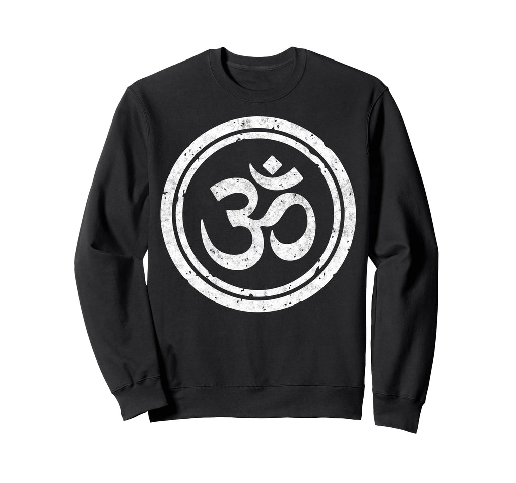 Om Symbol Yoga Meditation Spiritual Sweatshirt - Unique Graphic Men Women - T-Shirt, Sweatshirt, Hoodie