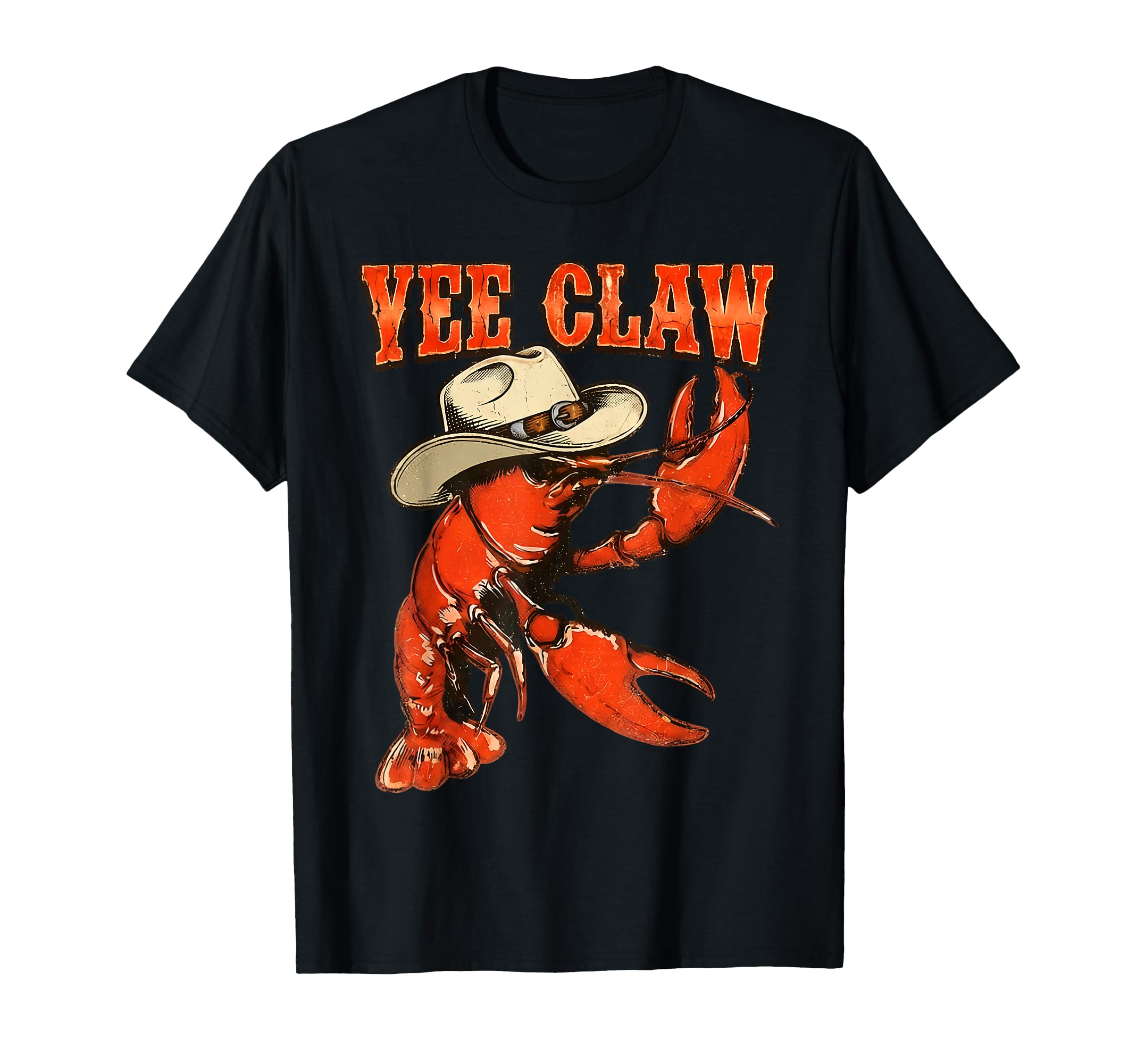 Funny Yee Claw Howdy Crawfish Mens T-Shirt - Aesthetic Graphic Men Women - T-Shirt, Sweatshirt, Hoodie
