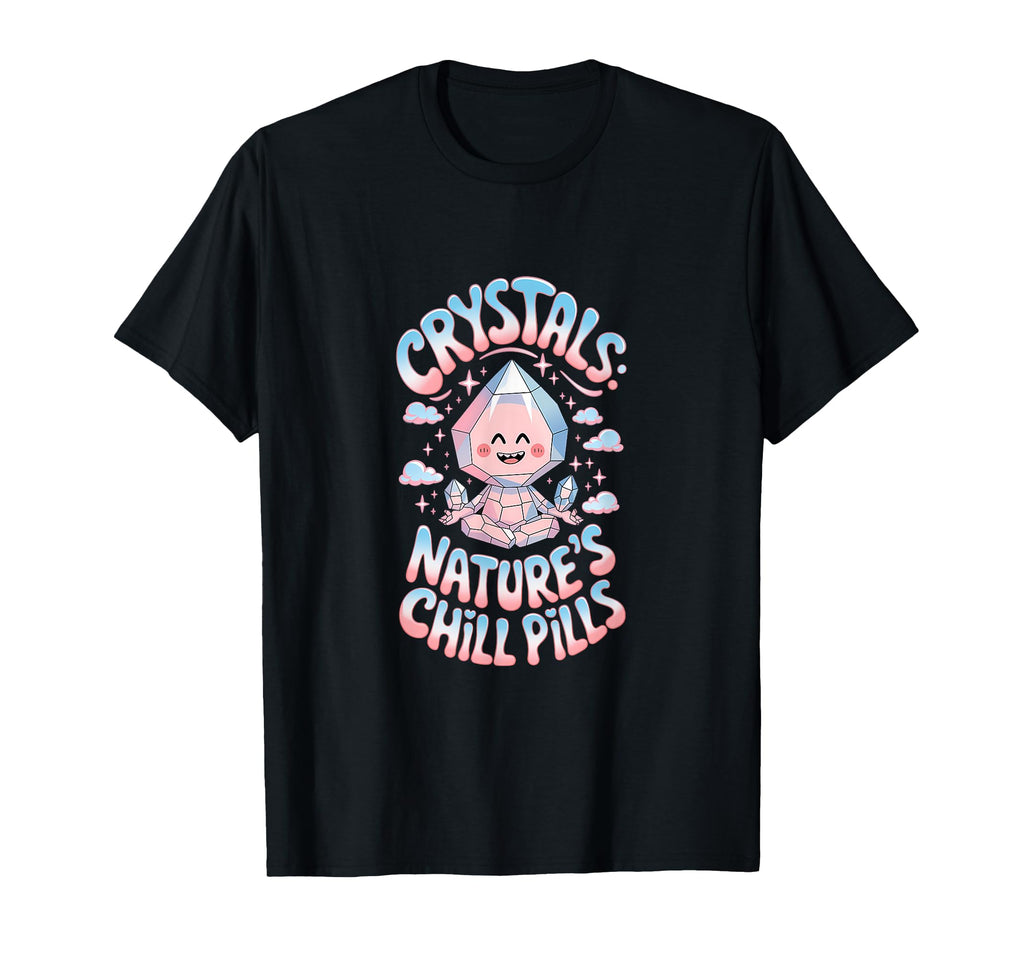 Healing Stone Crystals Energy T-Shirt - Minimalist Print Men Women - T-Shirt, Sweatshirt, Hoodie