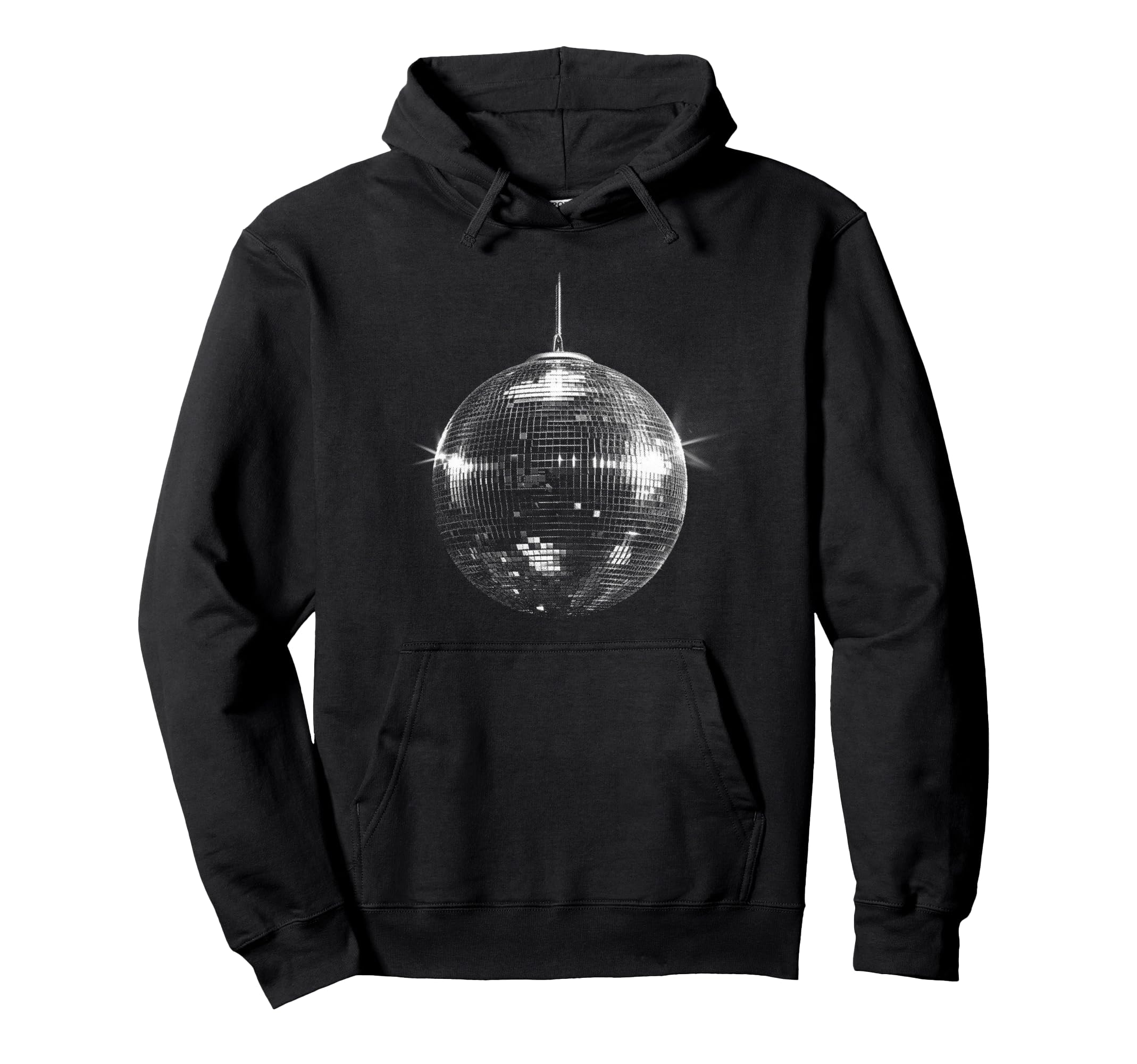 Mirror Ball Disco Hoodie - Novelty Apparel for Adults - T-Shirt, Sweatshirt, Hoodie