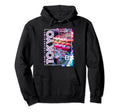 Tokyo City 80S Synthwave Sushi Japan Hoodie - Aesthetic Graphic for Adults - T-Shirt, Sweatshirt, Hoodie