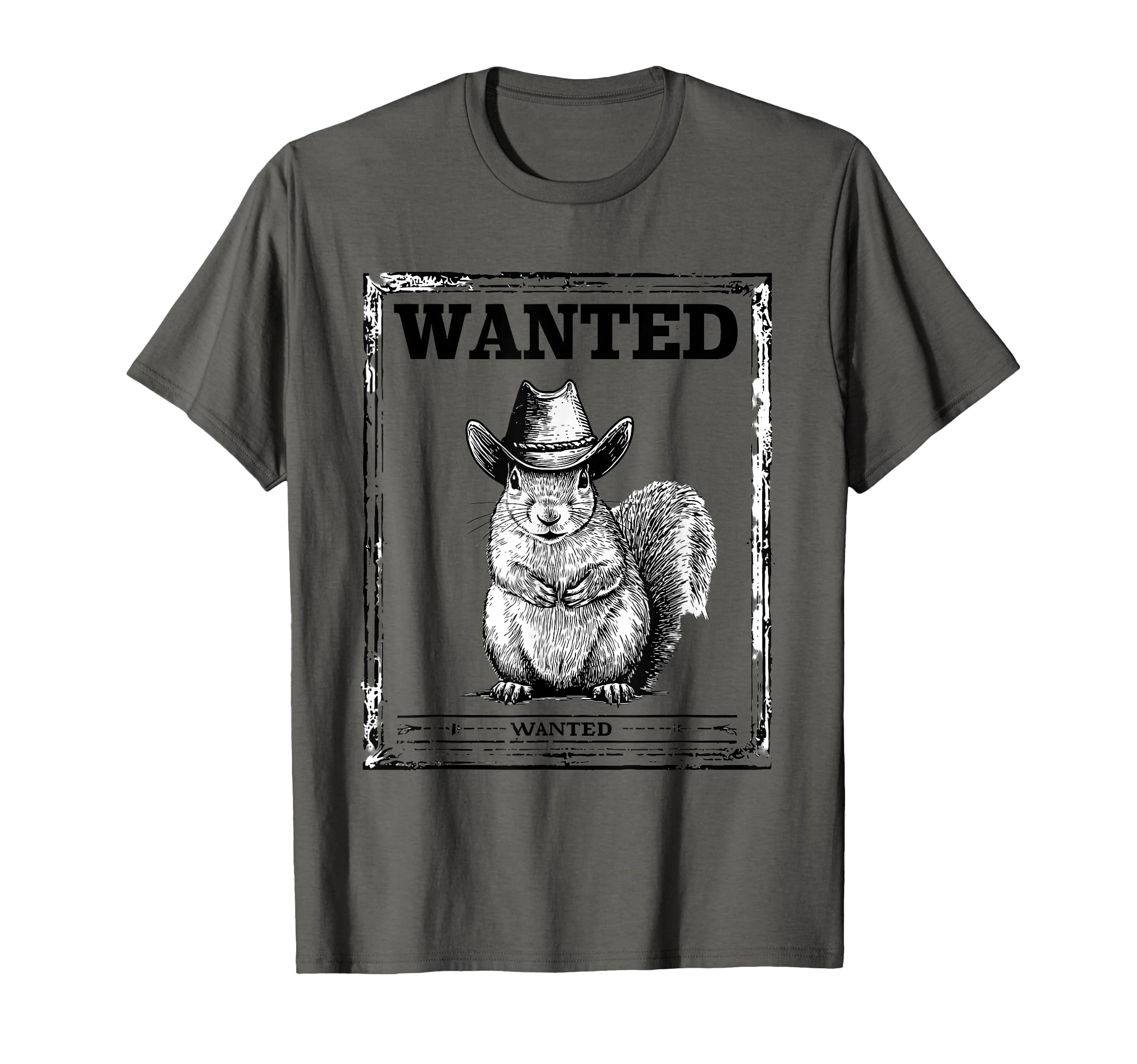 Country Cowboy Squirrel Rodeo T-Shirt - Casual Everyday Wear Unisex - T-Shirt, Sweatshirt, Hoodie