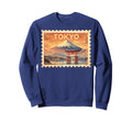 Tokyo Travel Stamp Art Sweatshirt - Graphic Print Unisex - T-Shirt, Sweatshirt, Hoodie