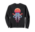 Meditation Jellyfish Yoga Pose Sweatshirt - Aesthetic Graphic Unisex - T-Shirt, Sweatshirt, Hoodie