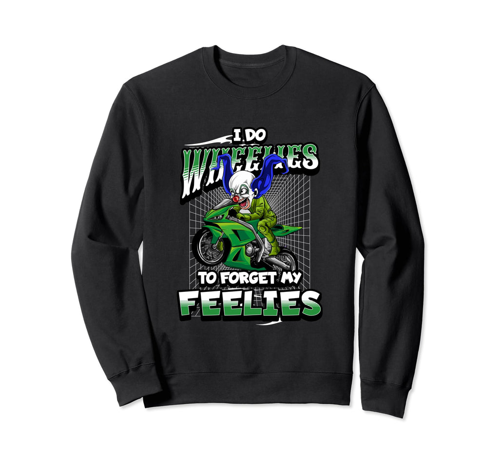 Biker Motorcycle Motorcycle Funny Sweatshirt - Graphic Print for Adults - T-Shirt, Sweatshirt, Hoodie
