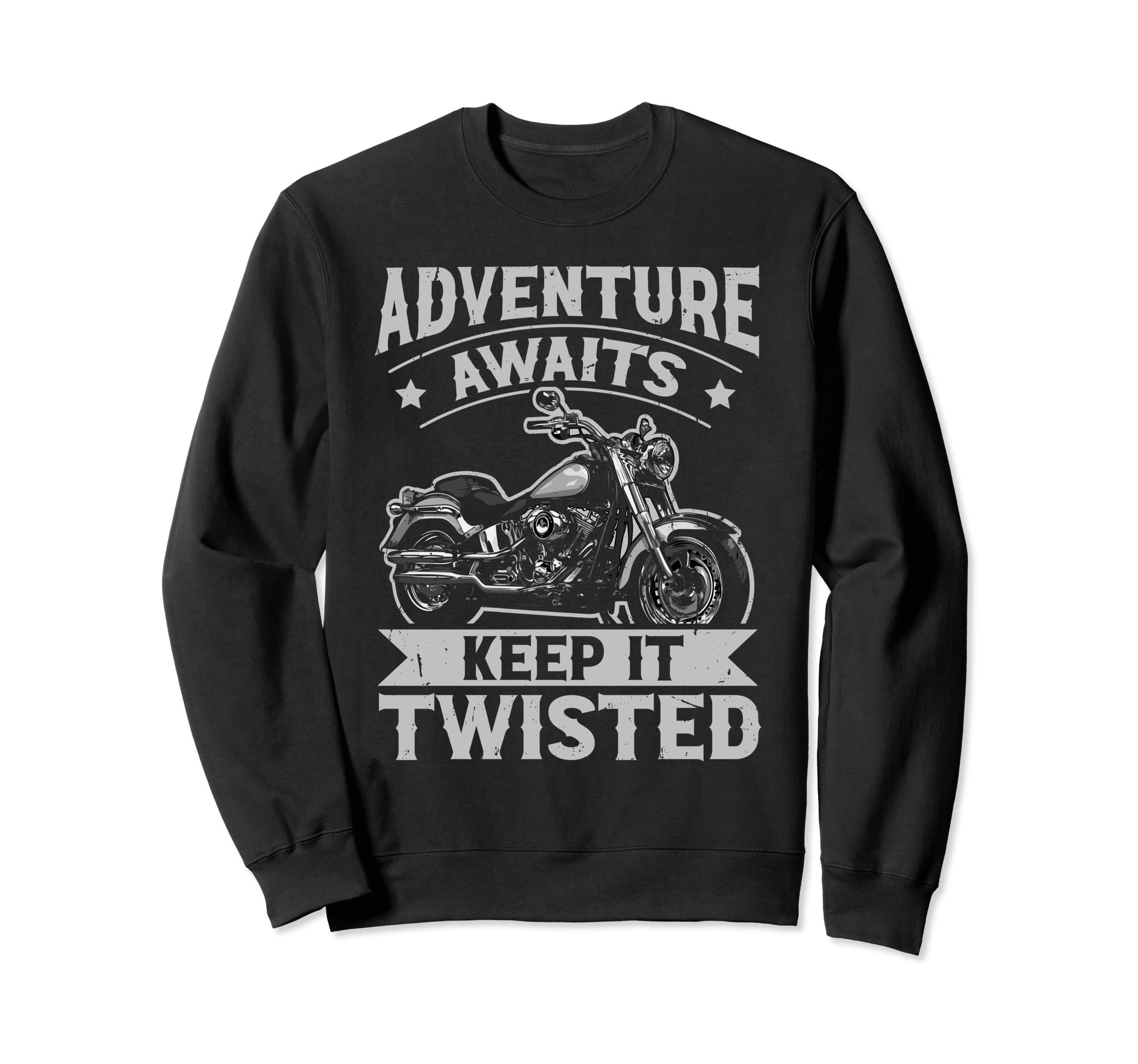 Adventure Awaits Keep It Twisted Sweatshirt - Streetwear Style for Adults - T-Shirt, Sweatshirt, Hoodie