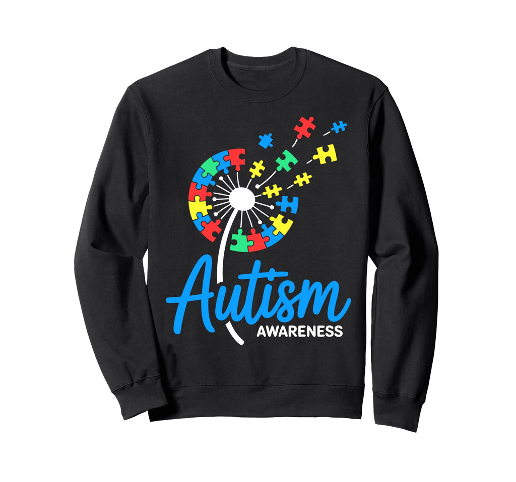 Autism Mom Autism Dad Autism Sweatshirt - Casual Everyday Wear Unisex - T-Shirt, Sweatshirt, Hoodie