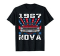 1967 67 Nova Silhouette Muscle Car T-Shirt - Unique Graphic Unisex - T-Shirt, Sweatshirt, Hoodie