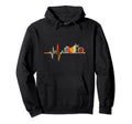 Motorbike Heartbeat Ekg Motorcycle Lover Hoodie - Trendy Graphic Unisex - T-Shirt, Sweatshirt, Hoodie