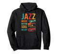 Jazz Music Rhythm Soul Melody Hoodie - Custom Art Print Men Women - T-Shirt, Sweatshirt, Hoodie