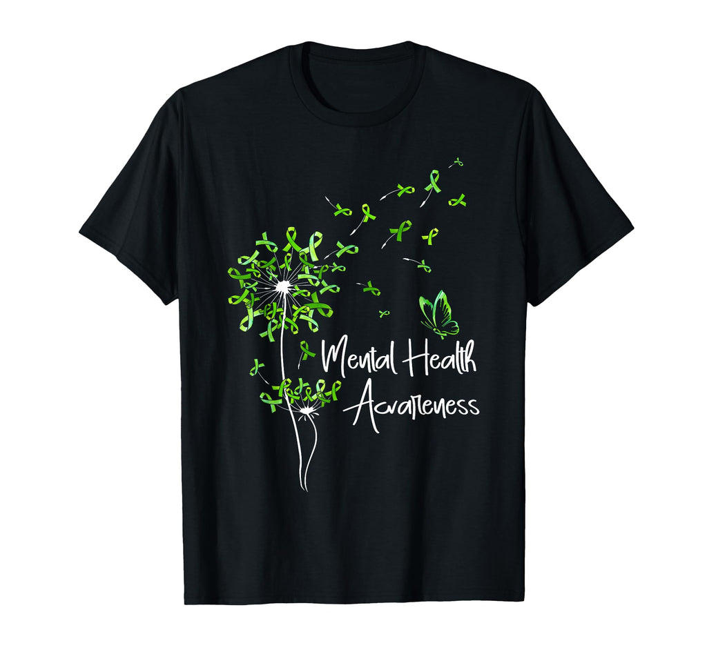 Dandelion Mental Health Awareness May We T-Shirt - Graphic Print Unisex - T-Shirt, Sweatshirt, Hoodie