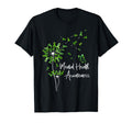 Dandelion Mental Health Awareness May We T-Shirt - Graphic Print Unisex - T-Shirt, Sweatshirt, Hoodie