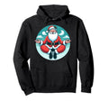 Meditation Santa Yoga Pose Relaxing Animal Hoodie - Graphic Print Men Women - T-Shirt, Sweatshirt, Hoodie