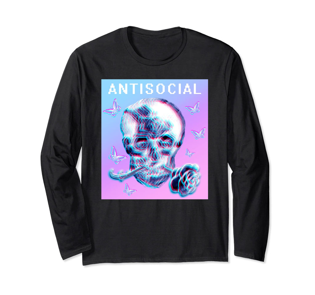 Antisocial Butterfly Soft Grunge Pastel T-Shirt - Unique Graphic Unisex - T-Shirt, Sweatshirt, Hoodie