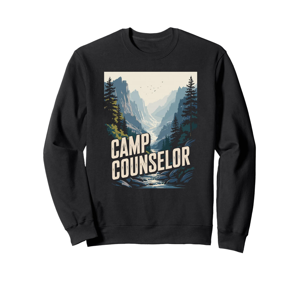 Funny Camp Counselor Wilderness Sweatshirt - Novelty Apparel for Adults - T-Shirt, Sweatshirt, Hoodie