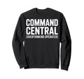 Command Central Overthinking Operated Sweatshirt - Unique Graphic Unisex - T-Shirt, Sweatshirt, Hoodie