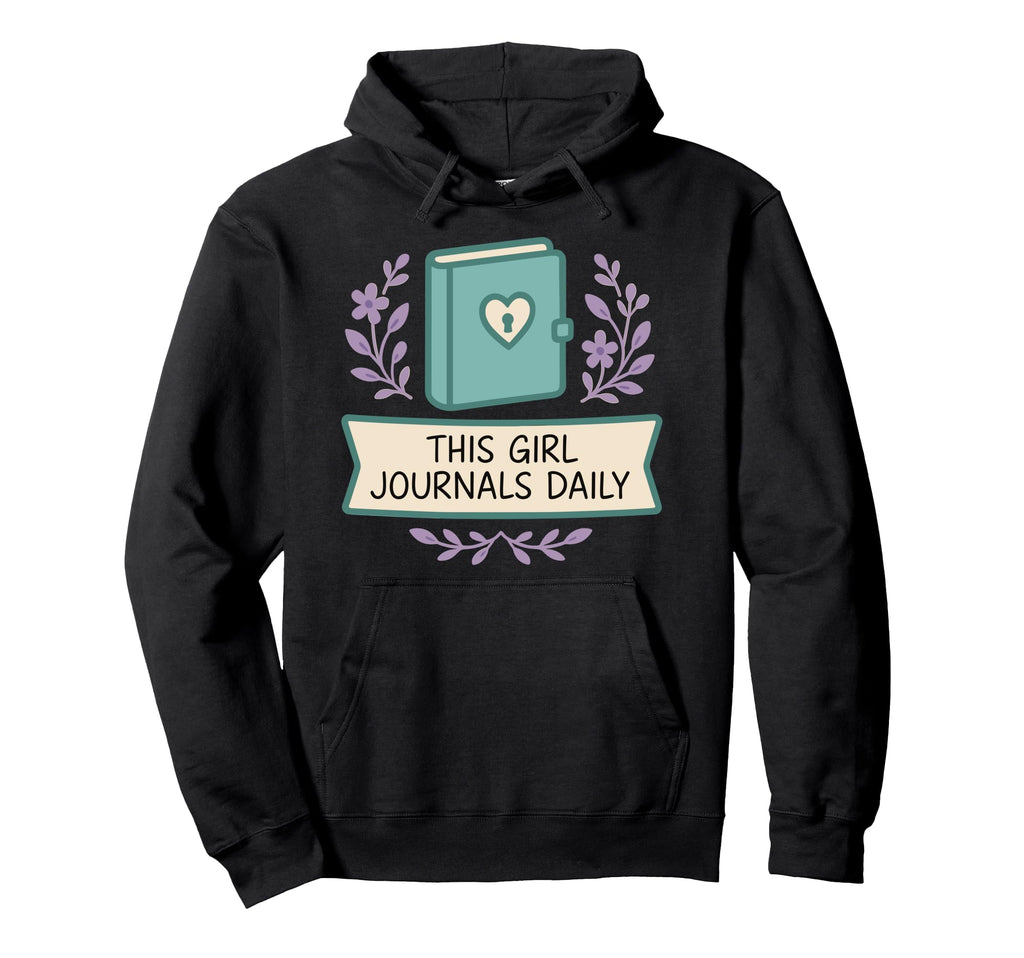 Mindfulness Journaling Self Care Mental Hoodie - Unique Graphic for Adults - T-Shirt, Sweatshirt, Hoodie