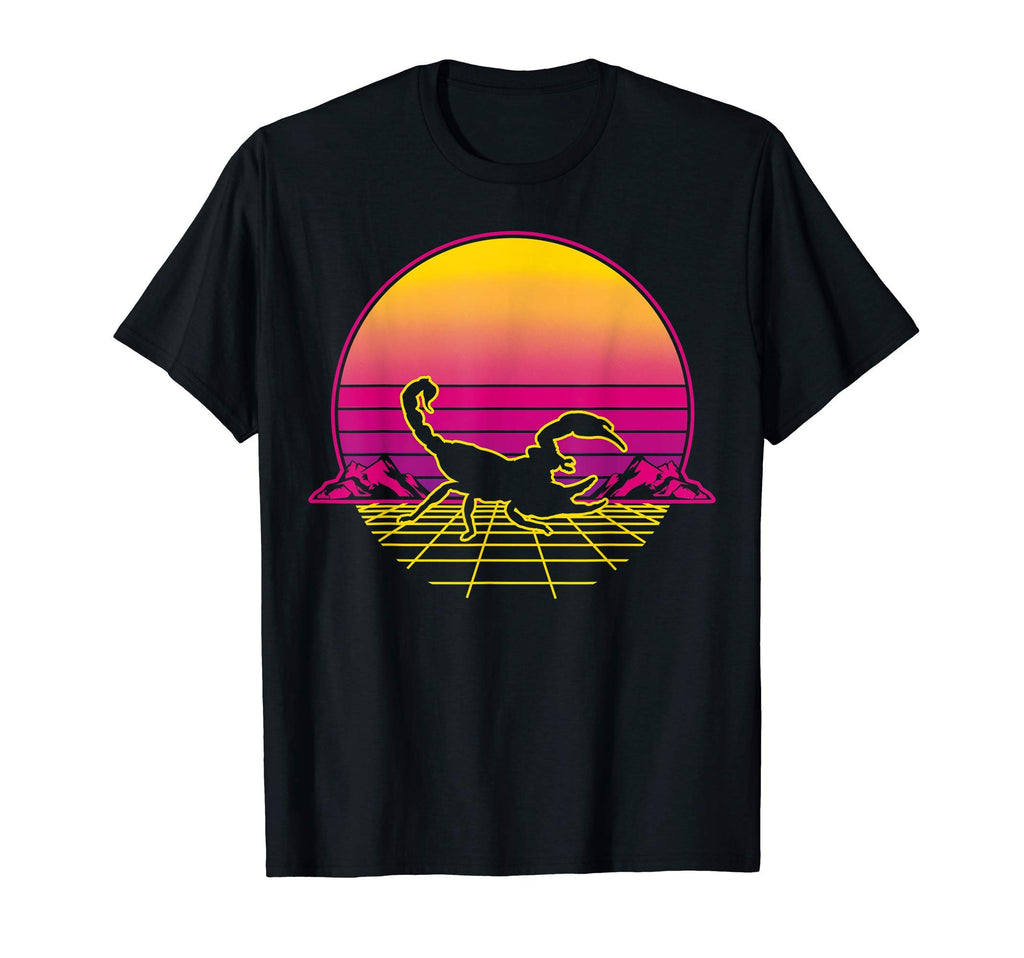 Scorpion Insect 70S 80S 90S Sunset Gift T-Shirt - Fun Novelty Design Unisex - T-Shirt, Sweatshirt, Hoodie