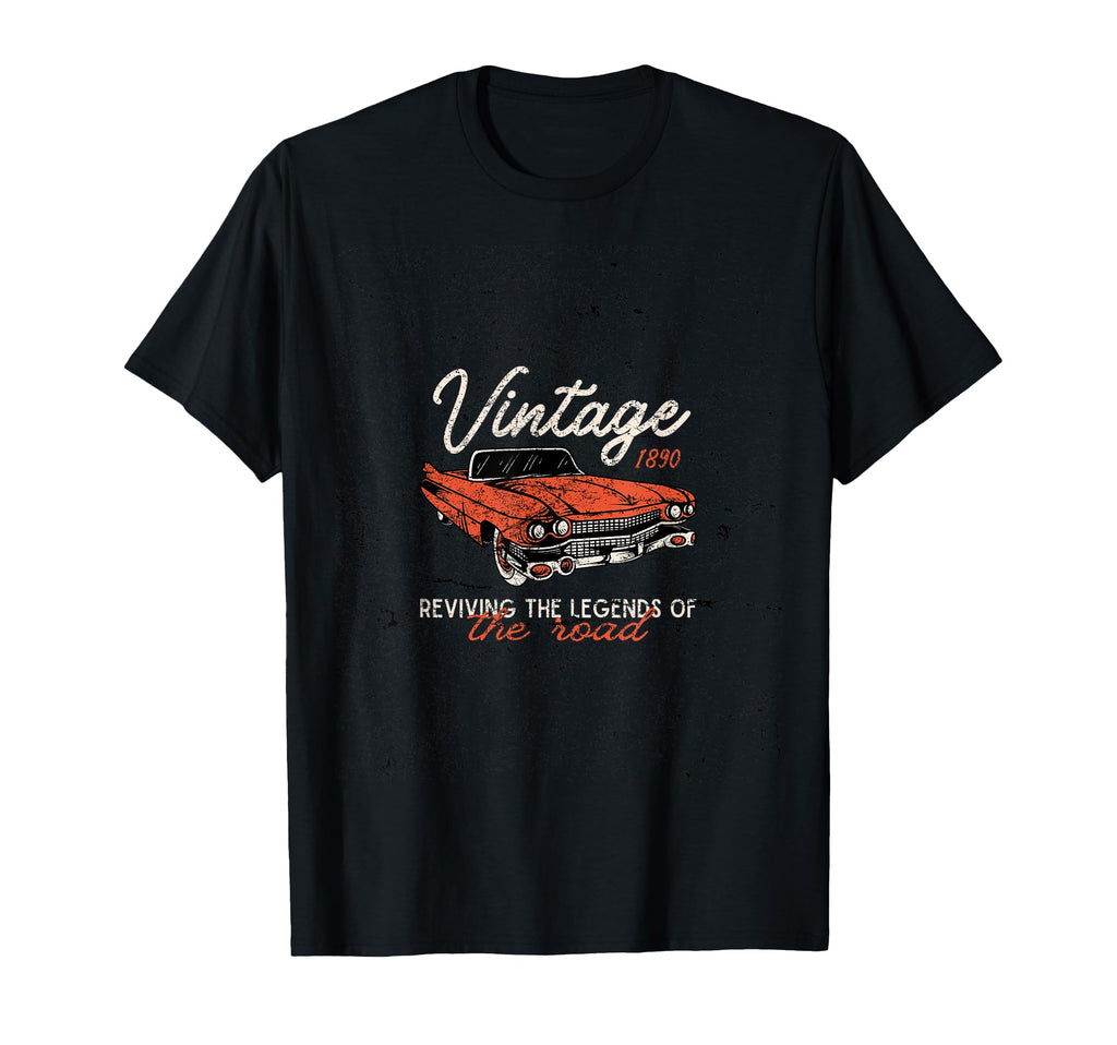 1890 Reviving Legends Roads Cars T-Shirt - Minimalist Print Unisex - T-Shirt, Sweatshirt, Hoodie