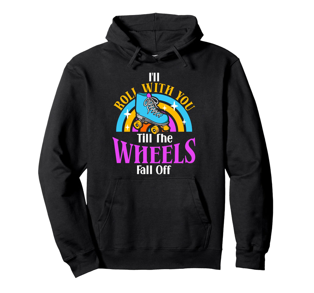 Roller Skating Skate 1970S Ill Roll Hoodie - Trendy Graphic for Adults - T-Shirt, Sweatshirt, Hoodie