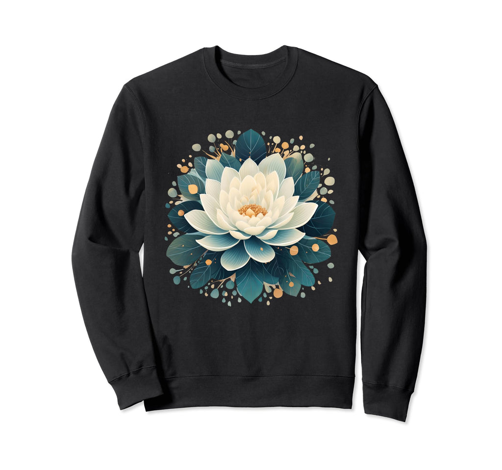 Lotus Flower Symbol Purity And Sweatshirt - Casual Everyday Wear Men Women - T-Shirt, Sweatshirt, Hoodie