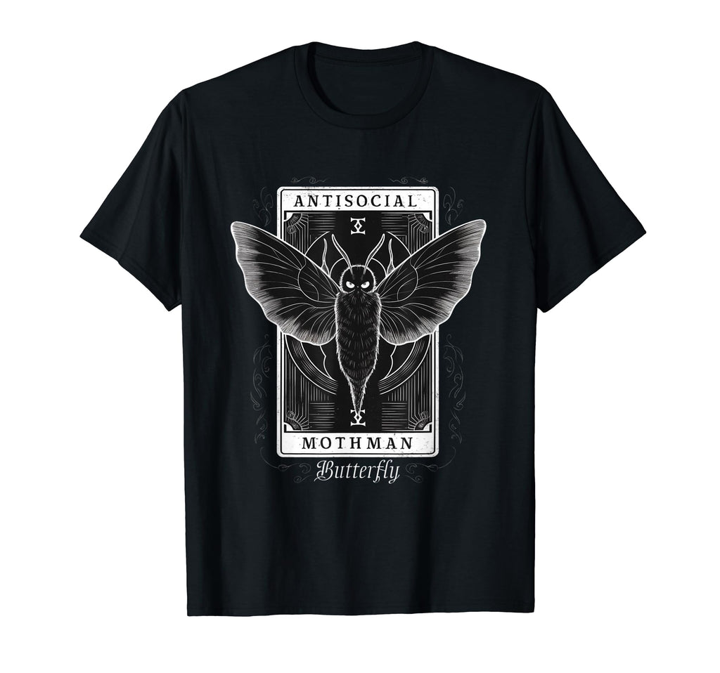Antisocial Butterfly Fairy Grunge T-Shirt - Trendy Graphic Men Women - T-Shirt, Sweatshirt, Hoodie