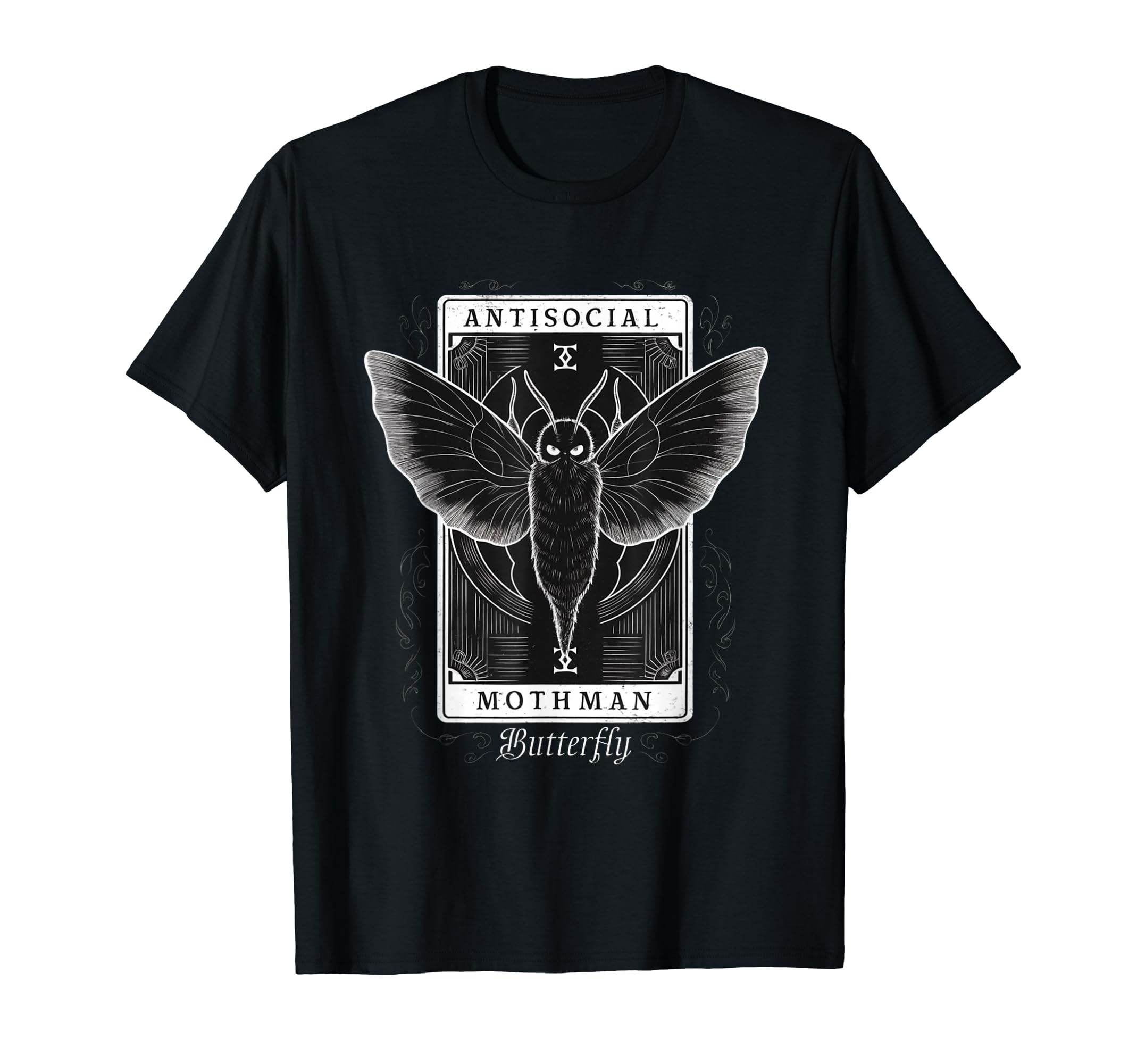 Antisocial Butterfly Fairy Grunge T-Shirt - Trendy Graphic Men Women - T-Shirt, Sweatshirt, Hoodie