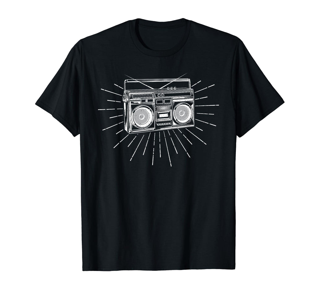 Boombox Reverie T-Shirt - Minimalist Print Unisex - T-Shirt, Sweatshirt, Hoodie