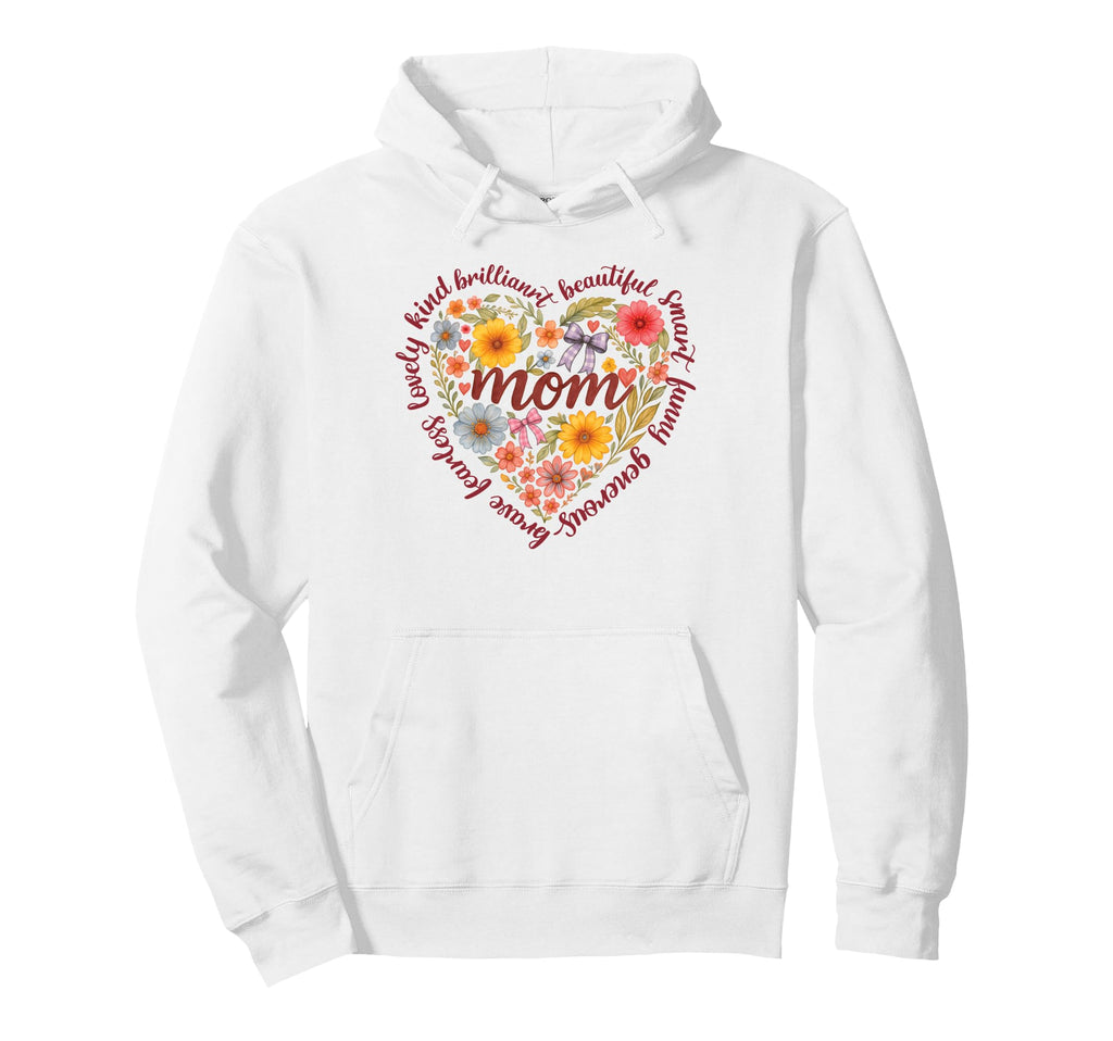 Floral Mom Definition Mama Mothers Day Hoodie - Casual Everyday Wear Unisex - T-Shirt, Sweatshirt, Hoodie