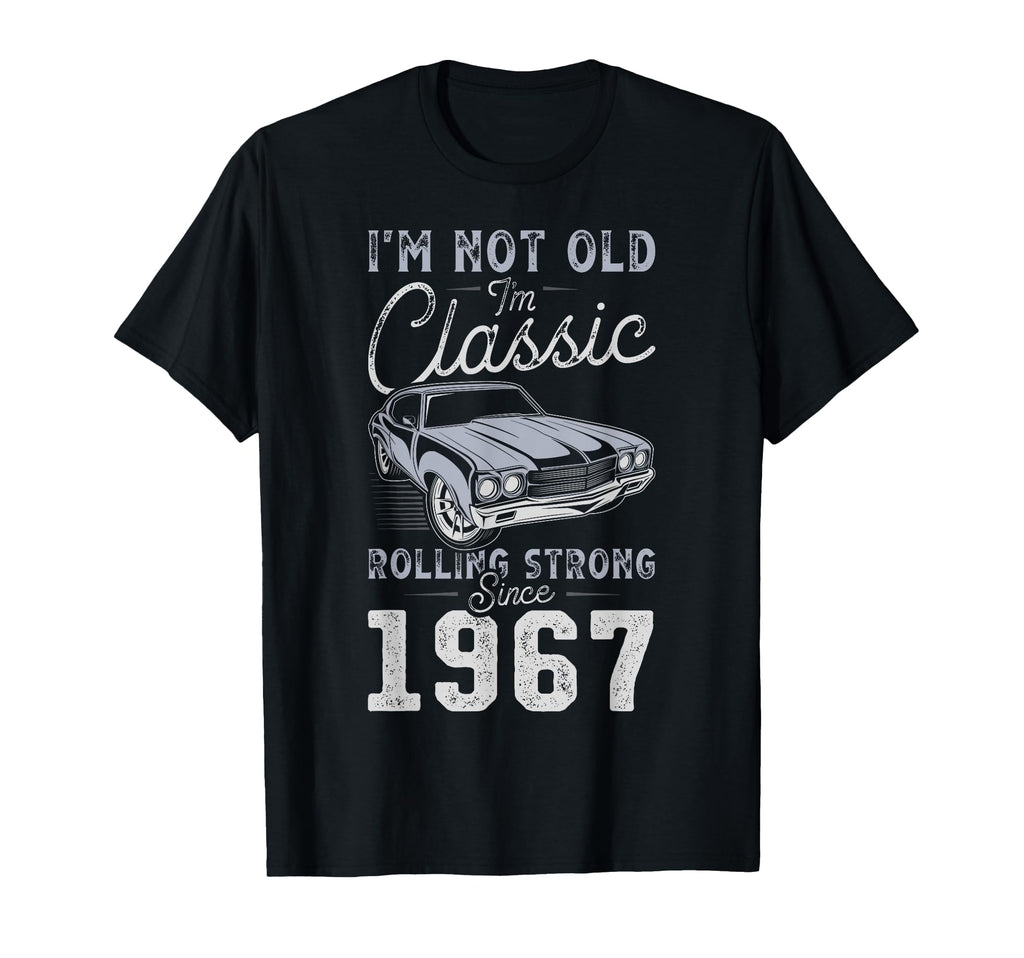 Born 1967 Muscle Car 59Th Birthday T-Shirt - Trendy Graphic Unisex - T-Shirt, Sweatshirt, Hoodie