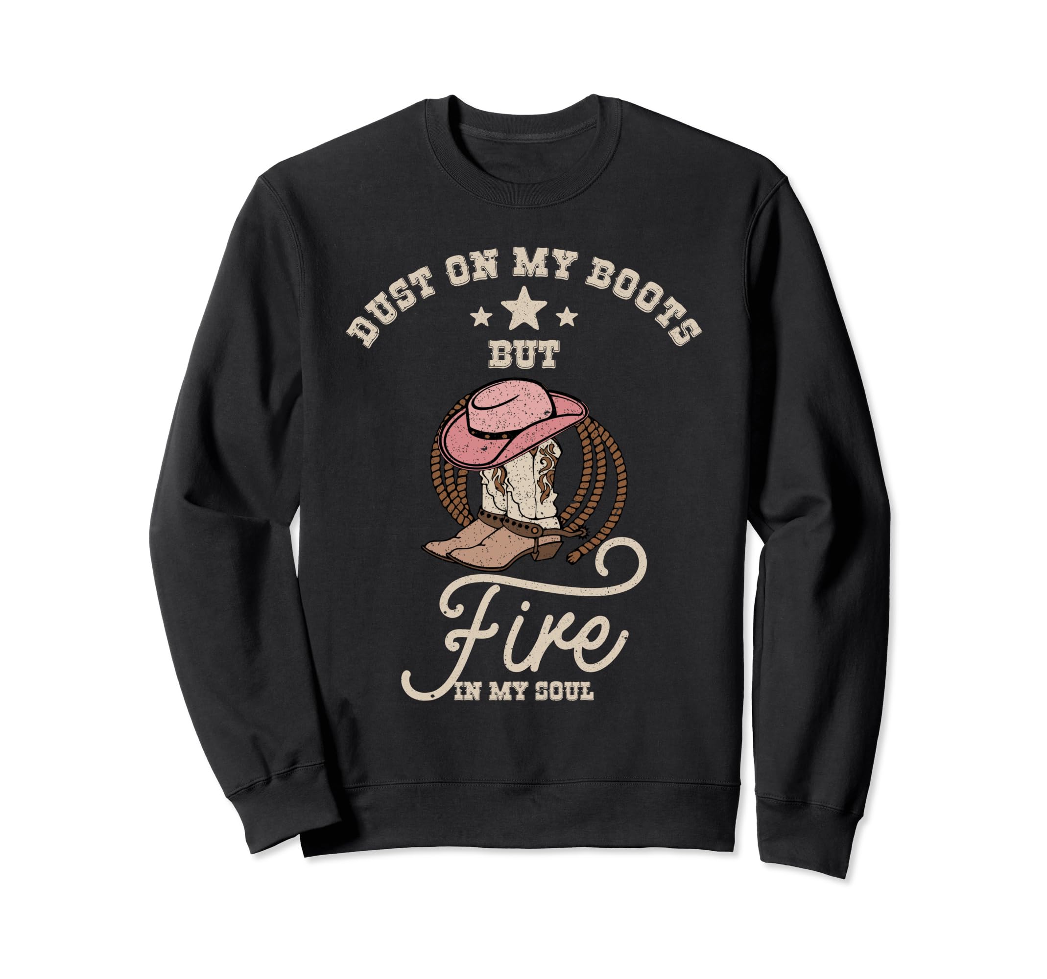 Boots Lasso Cowgirls Hat Western Sweatshirt - Fun Novelty Design Men Women - T-Shirt, Sweatshirt, Hoodie