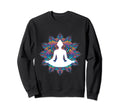 Mindfulness Meditation Mandala Yoga Sweatshirt - Graphic Print Men Women - T-Shirt, Sweatshirt, Hoodie