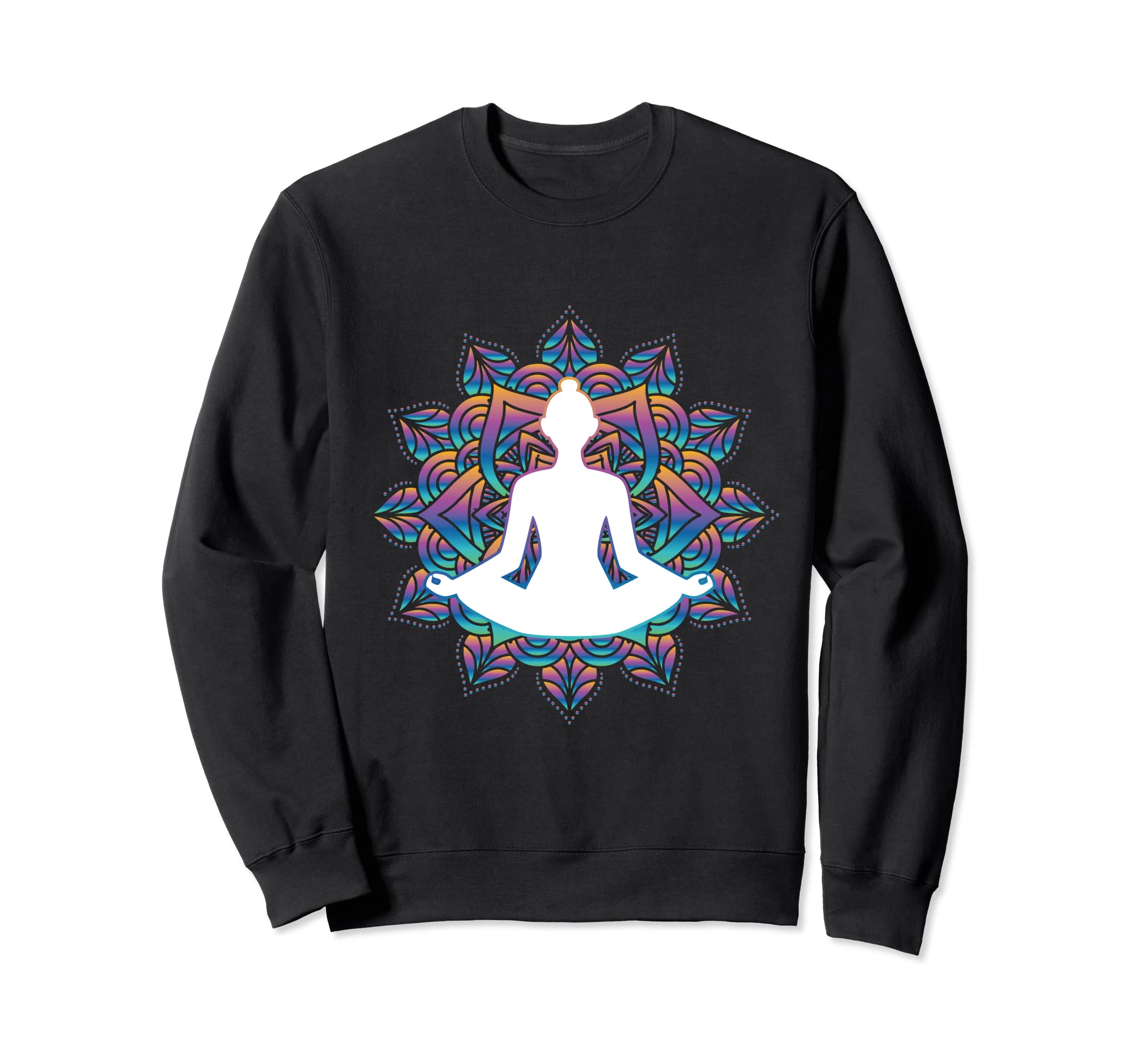 Mindfulness Meditation Mandala Yoga Sweatshirt - Graphic Print Men Women - T-Shirt, Sweatshirt, Hoodie