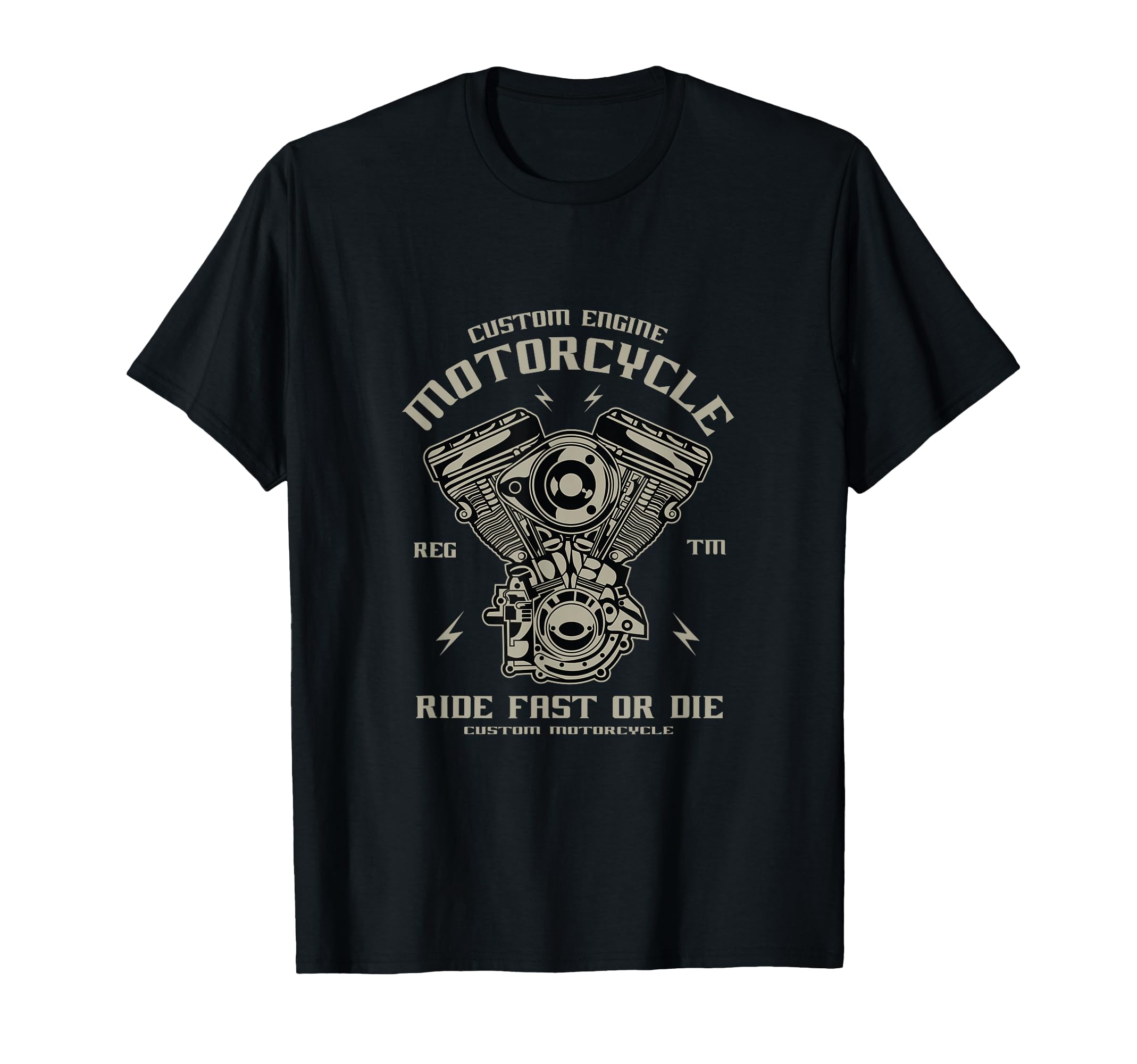 Custom Motorcycle Rider Bikers T-Shirt - Casual Everyday Wear Unisex - T-Shirt, Sweatshirt, Hoodie