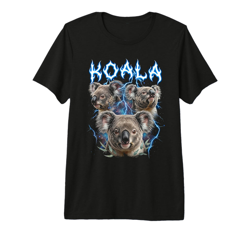 Koala 90S Heavy Metal Koala T-Shirt - Casual Everyday Wear Men Women - T-Shirt, Sweatshirt, Hoodie