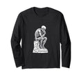 Skeleton Overthinker Funny Dark Gothic T-Shirt - Graphic Print for Adults - T-Shirt, Sweatshirt, Hoodie