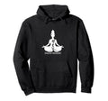 Funny Meditation Present Heavily Hoodie - Minimalist Print for Adults - T-Shirt, Sweatshirt, Hoodie