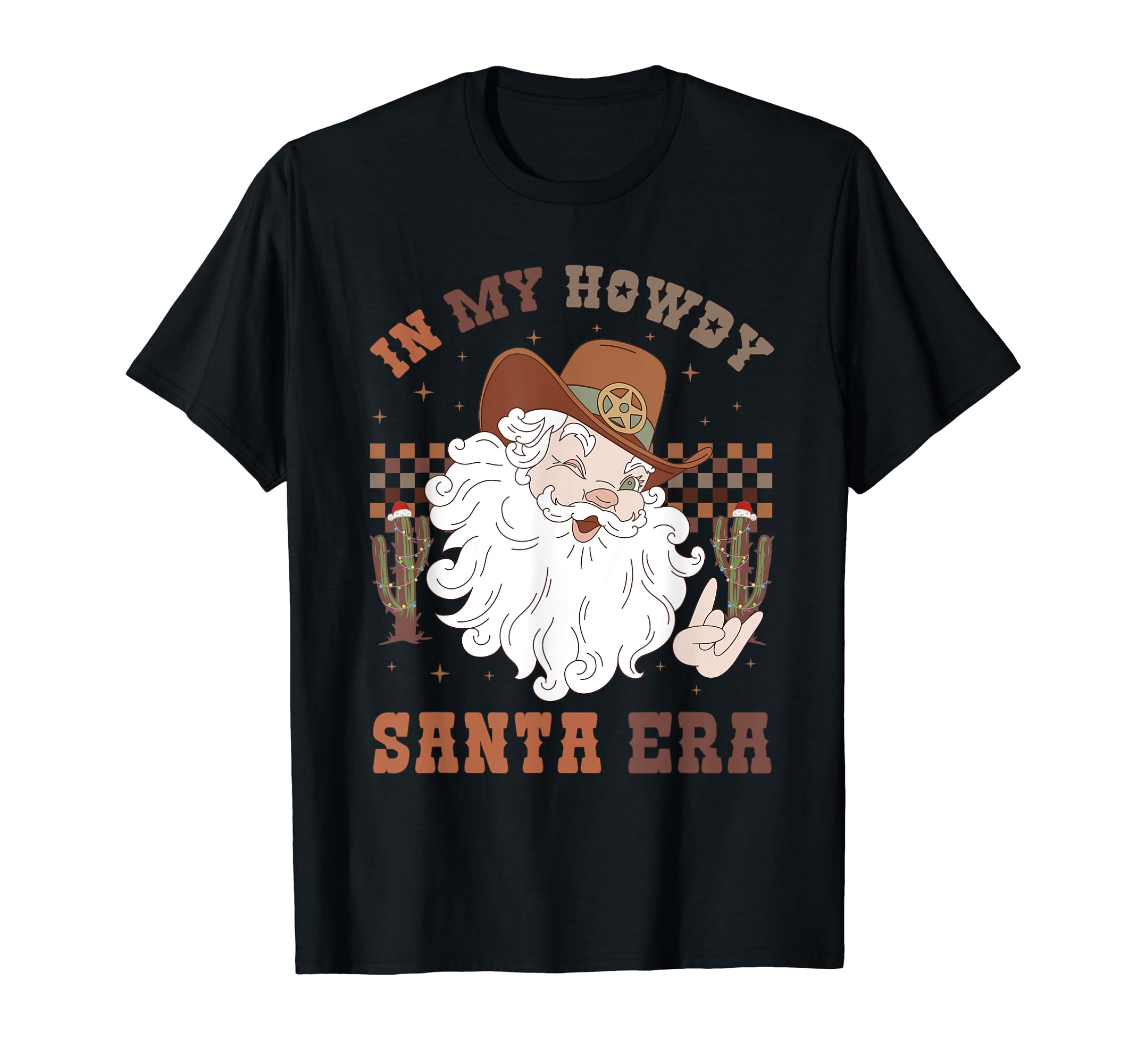 My Howdy Santa Era Tree Western Cowboy T-Shirt - Trendy Graphic for Adults - T-Shirt, Sweatshirt, Hoodie