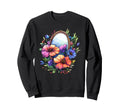Floral Mirror Colorful Bloom Frame Sweatshirt - Streetwear Style for Adults - T-Shirt, Sweatshirt, Hoodie