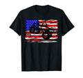Us Flag Monster Truck American T-Shirt - Casual Everyday Wear Unisex - T-Shirt, Sweatshirt, Hoodie