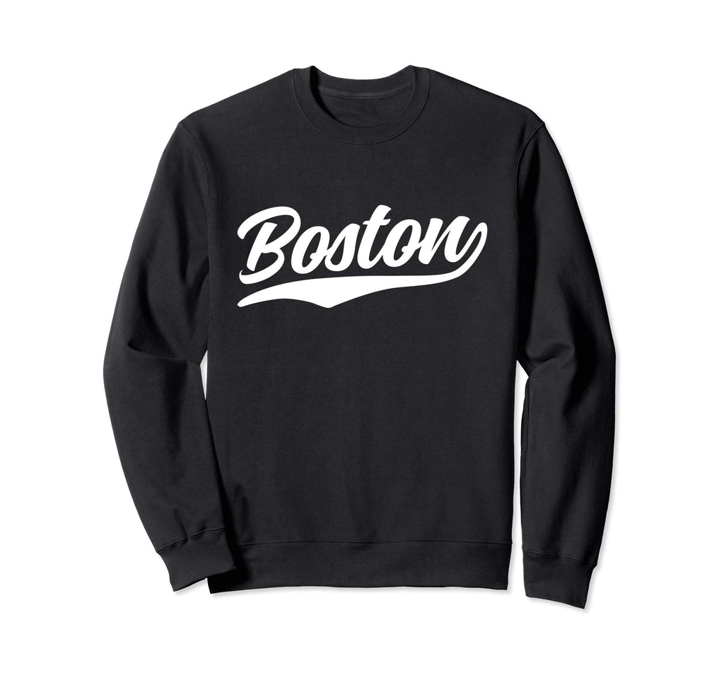 Boston Massachusetts Dark Sweatshirt - Novelty Apparel for Adults - T-Shirt, Sweatshirt, Hoodie