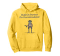 Hold Partner Im Overstimulated Cowboy Hoodie - Aesthetic Graphic Men Women - T-Shirt, Sweatshirt, Hoodie